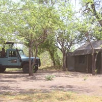 Il campeggio in Botswana