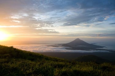 panorama montagna tramonto Nicaragua