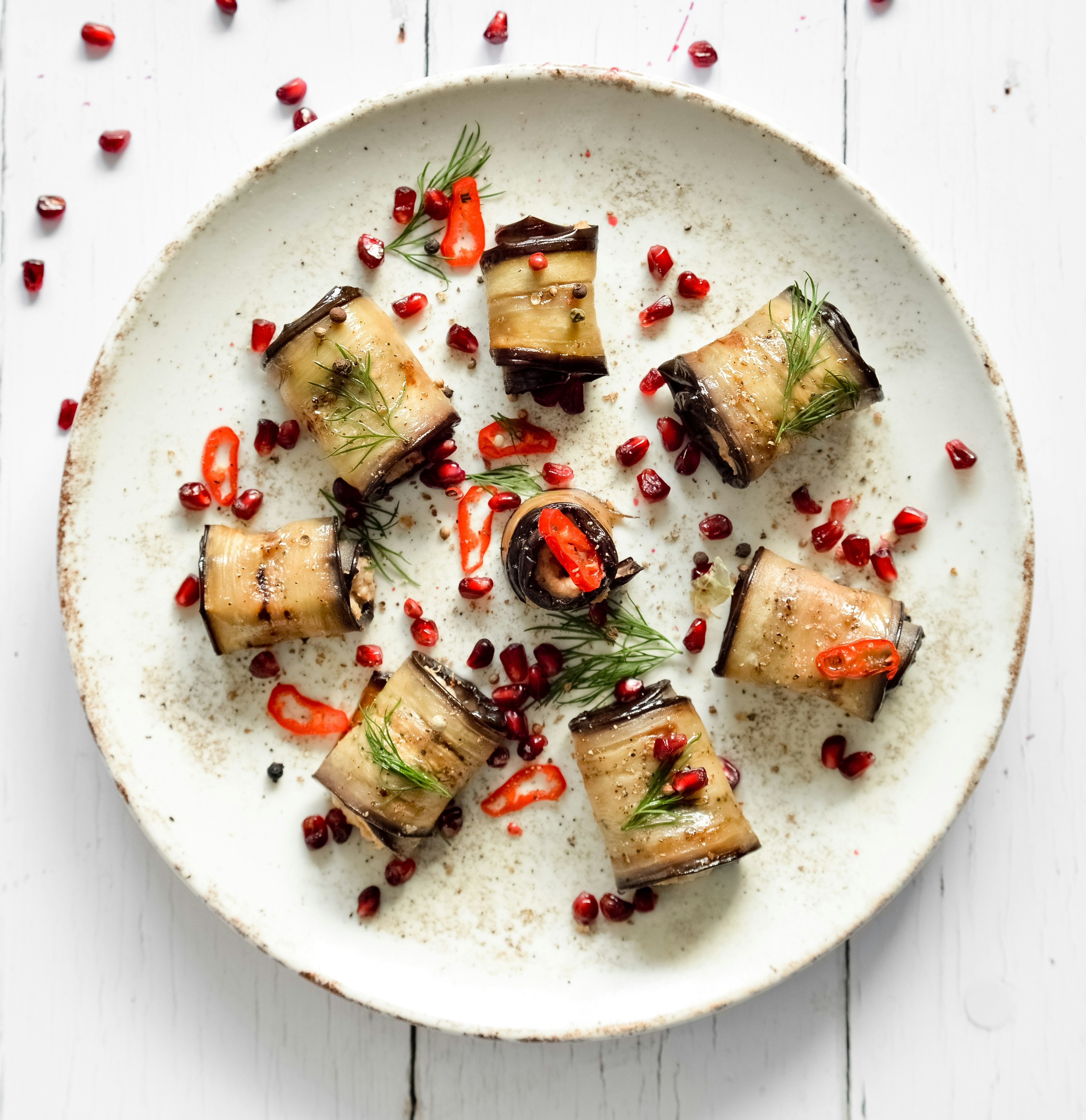 aubergine roll