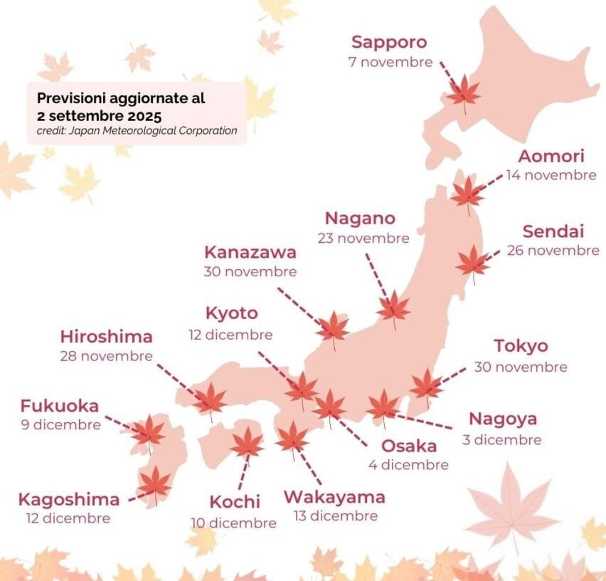 Foliage forecast 2025